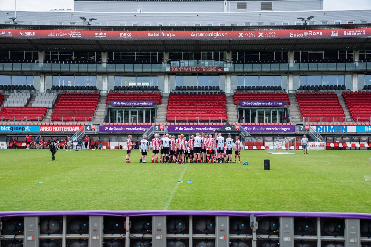 Het veld van Sparta Stadion, Het Kasteel in Rotterdam